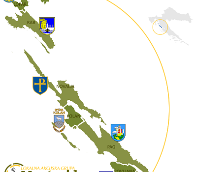 mapa Laga
